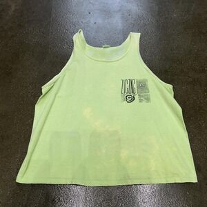 Royal First Class Zigzag Shirt Mens XL Green Graphic Tank Top Lickingville